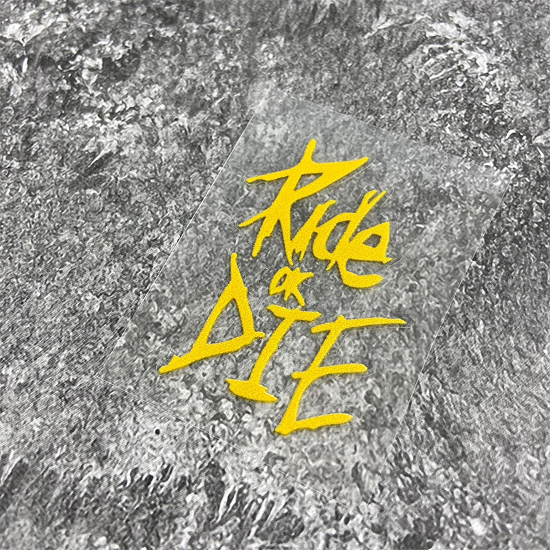 auto stickers - kleurrijke "Ride or Die" designs voor persoonlijke expressie