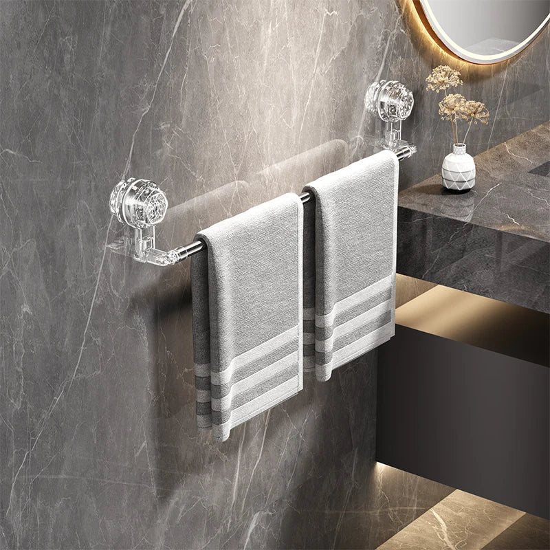 Zwart handdoekenrek wand – Past in elke moderne badkamer