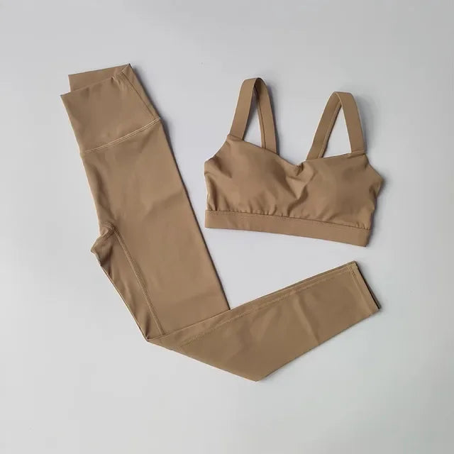 Hippe yoga kleding met kleurrijke prints