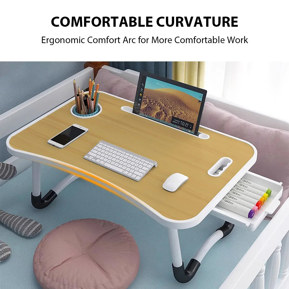 Schoottafel met extra opbergruimte
