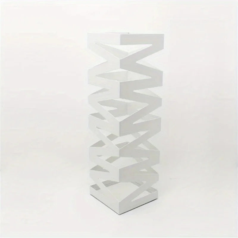 Zwarte metalen paraplu bak Action