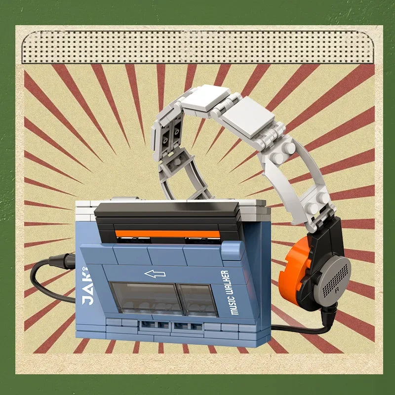 Decoratie woonkamer accessoires - Retro elektronica bouwpakket voor nostalgische sfeer