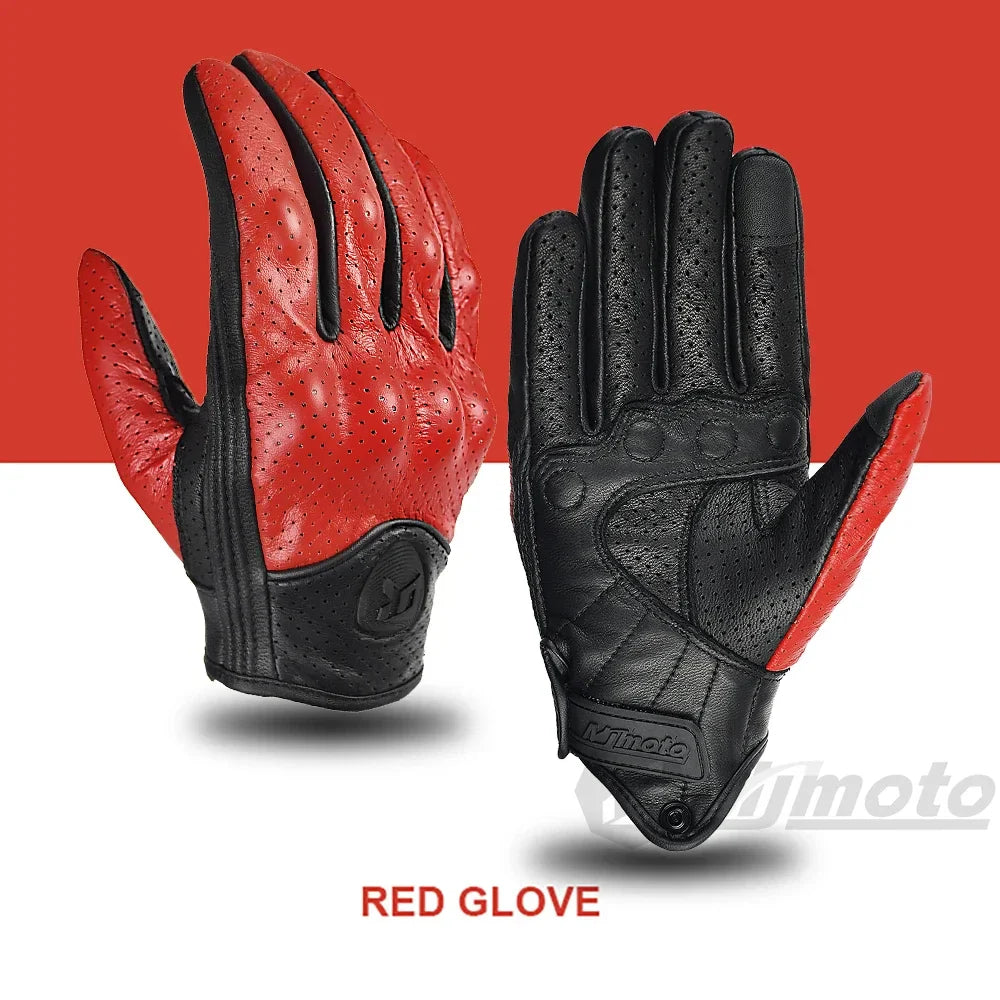 Klassiek design lederen heren handschoenen