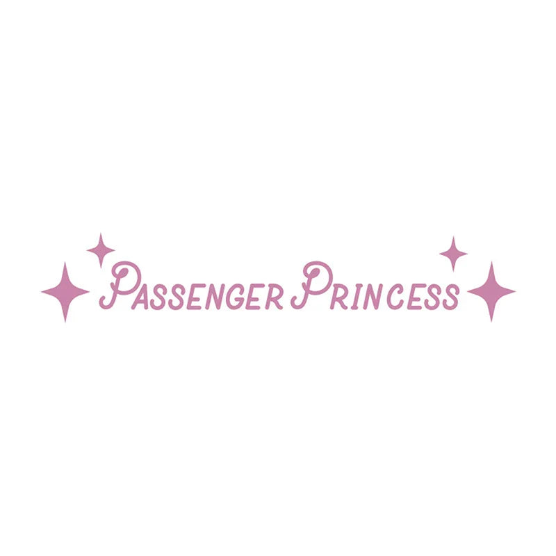auto stickers - Passenger Princess ontwerp voor een persoonlijke touch