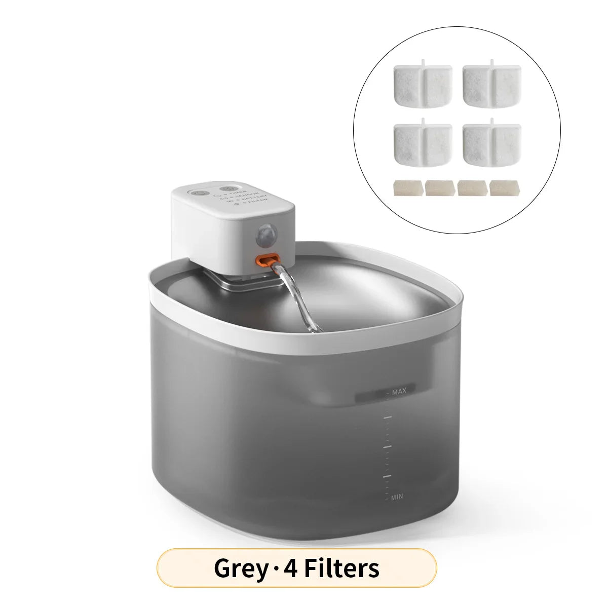 Fontein kat met automatische uitschakeling – Veilig en efficiënt