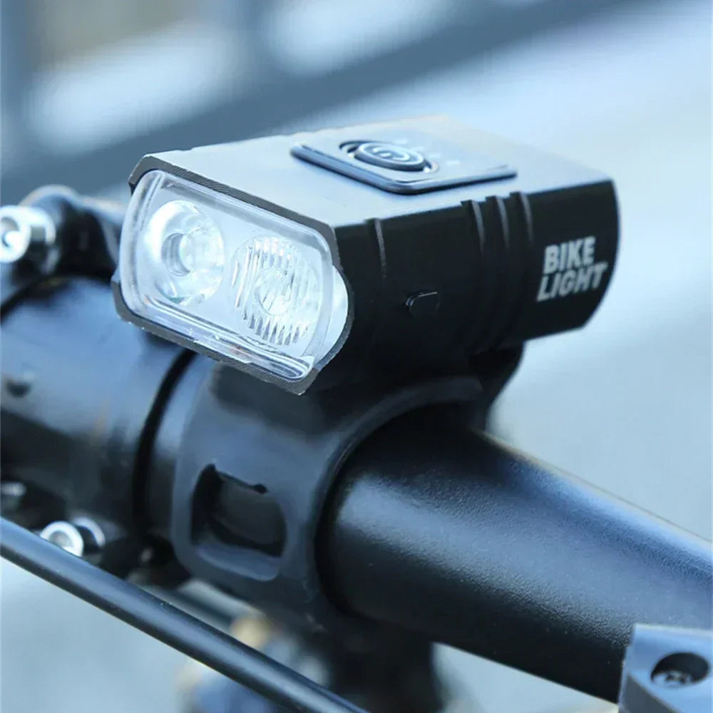 LED fietslamp met brede lichtbundel