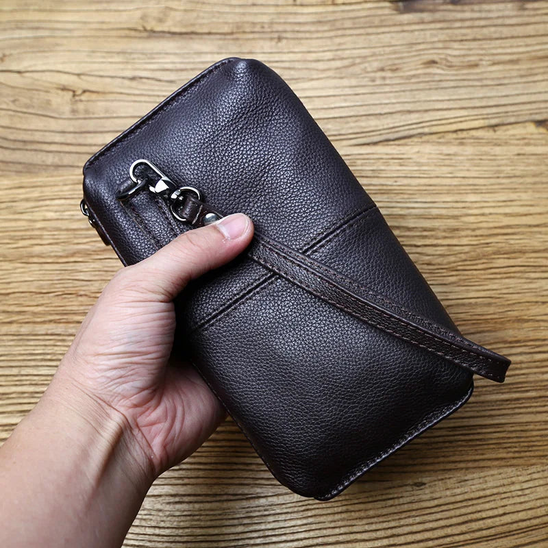 Portemonnee heren klassiek leer – Tijdloze elegantie