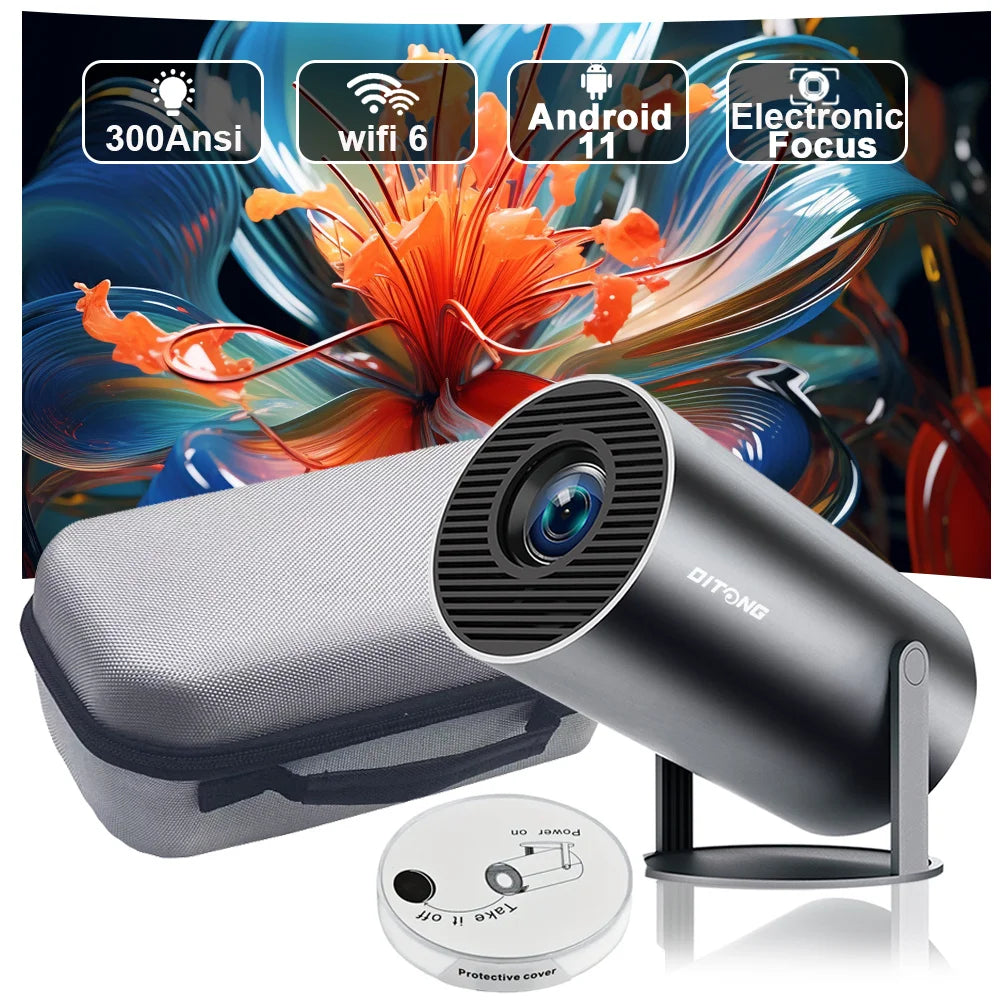 Action projector met compacte behuizing