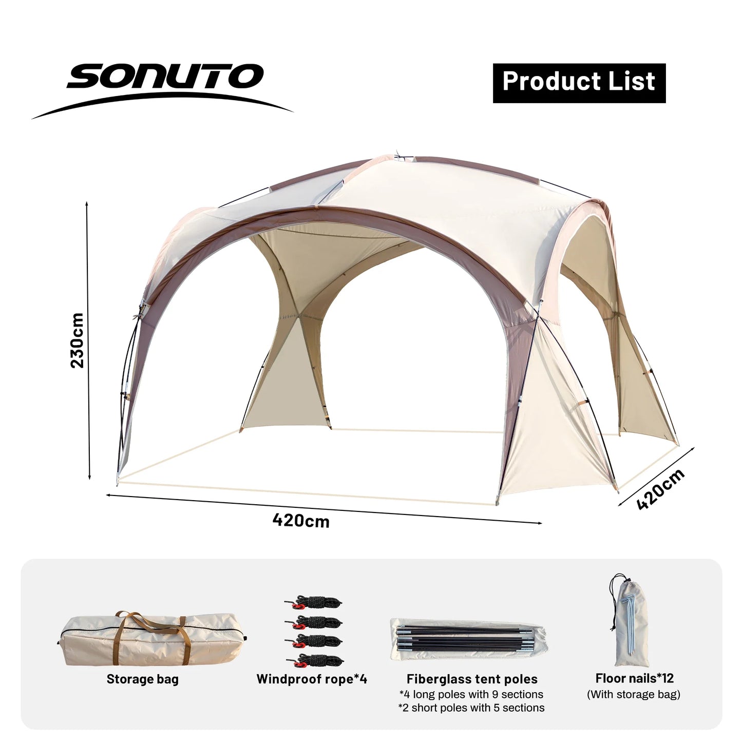 Action pop up tent met bonus opbergtas – Extra voordeel