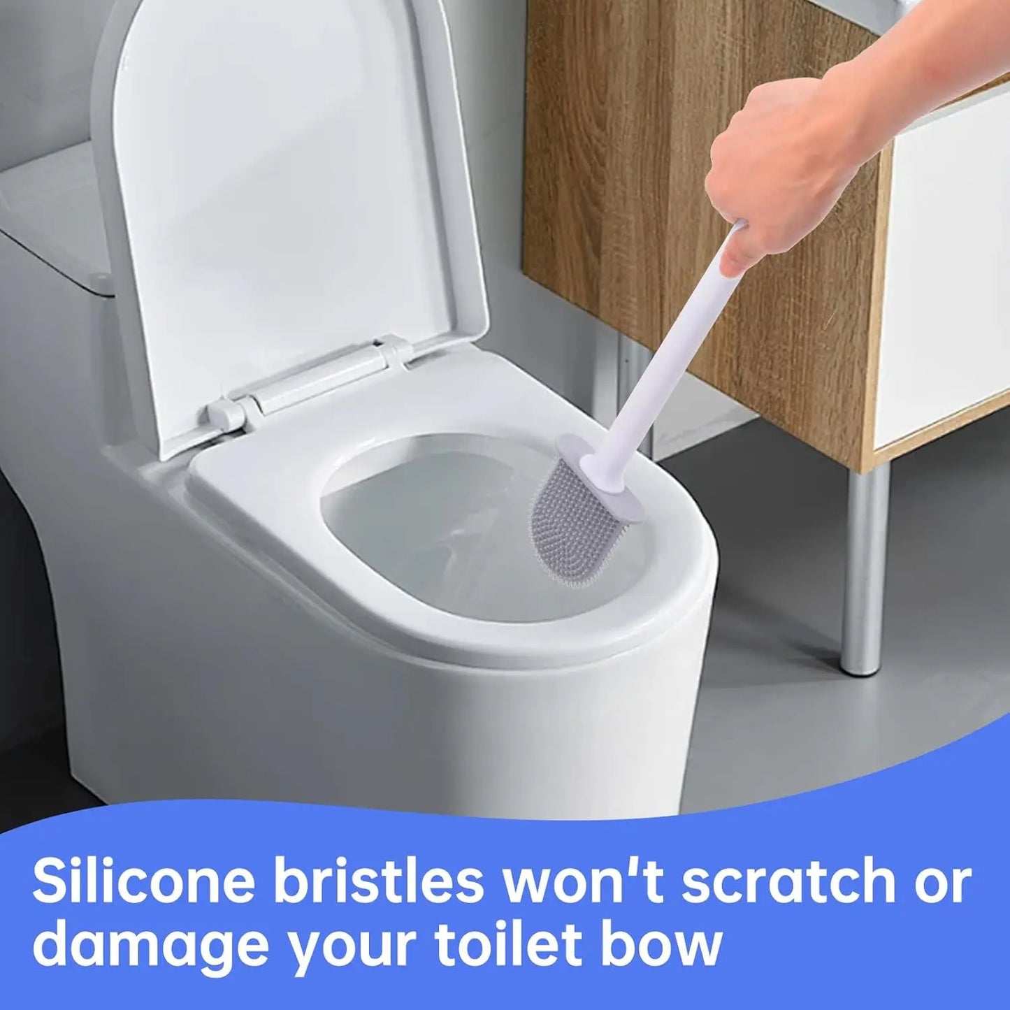 Witte toiletborstel – Fris en neutraal