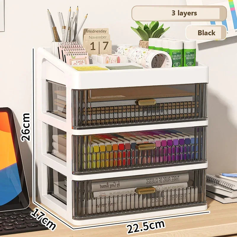 Slimme desk organiser met verstelbare indeling