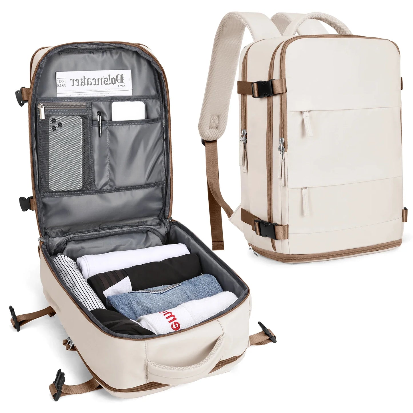 Cabine rugzak met duurzame afwerking