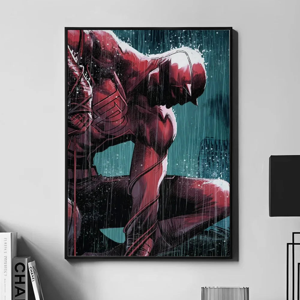 Poster met zonsondergang – Sfeervol en warm
