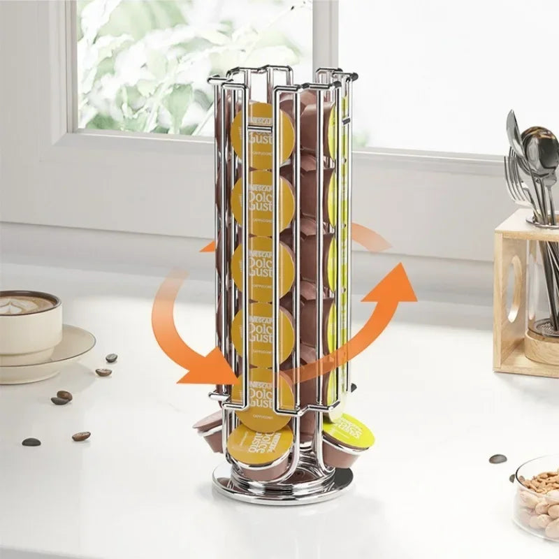 Accessoire set met koffiefilterhouder en opbergdoos