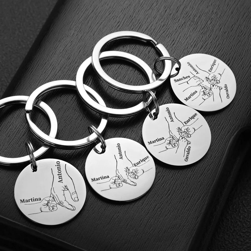 Zilveren ketting met gepersonaliseerde naam
