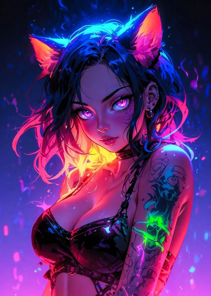 Grote poster voor boven het bed