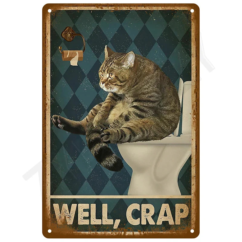 Poster met dieren in zachte kleuren