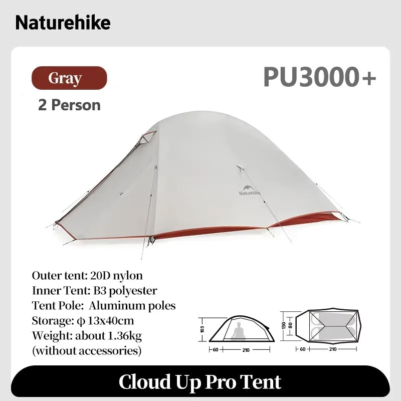 Kampeertent met windbestendige constructie – Stevig en veilig