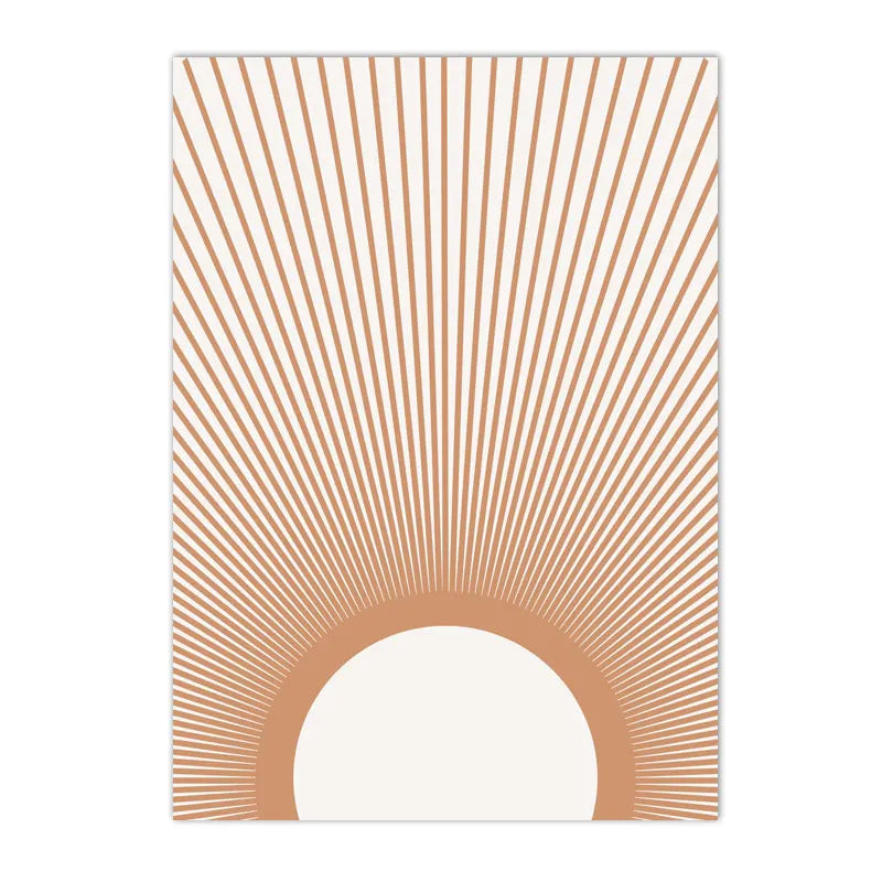 Poster met grafisch ontwerp in kleur