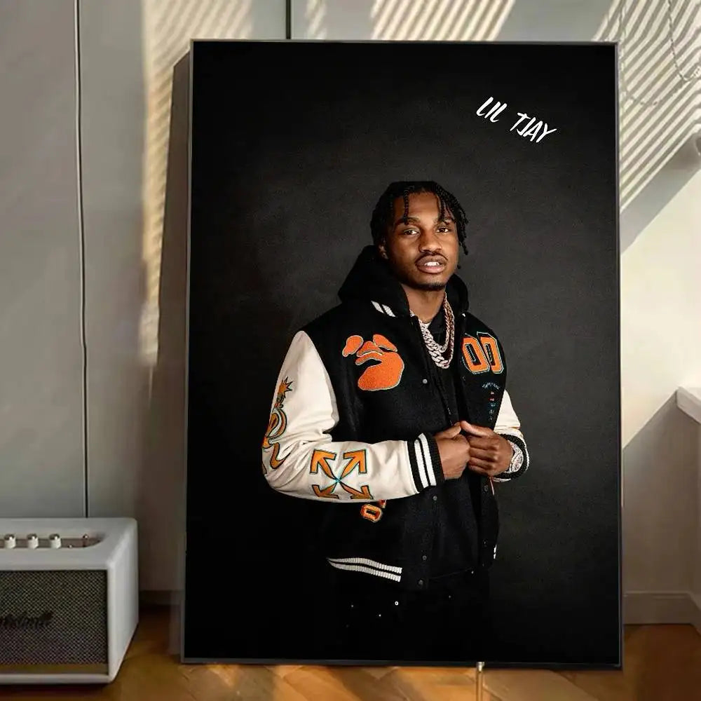 Poster met grafisch ontwerp in kleur