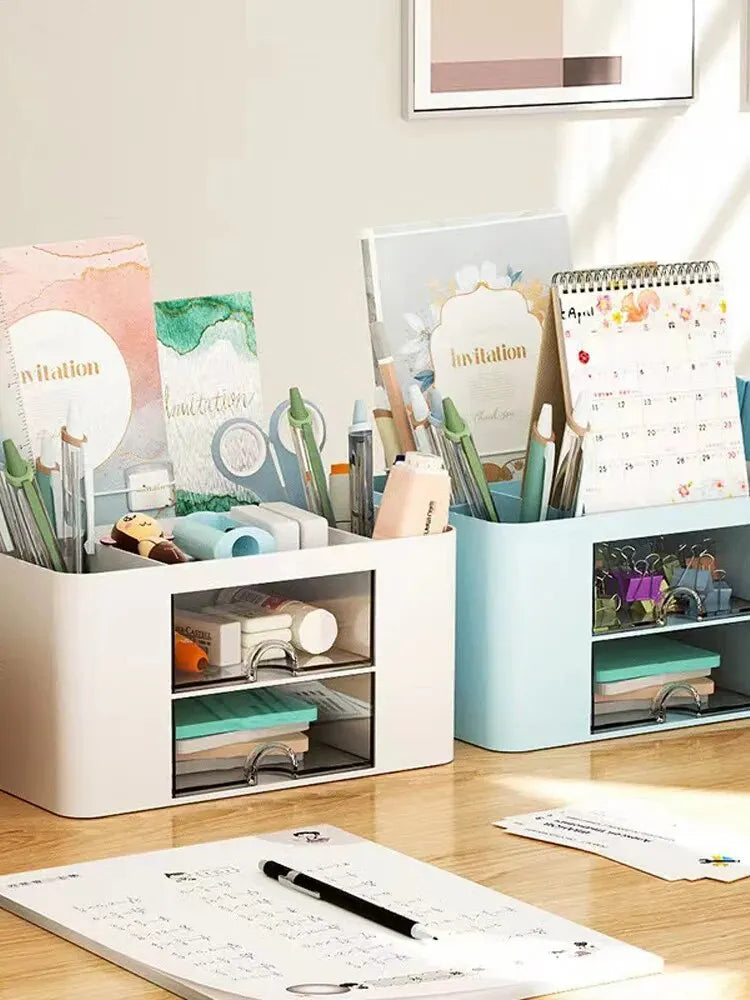 Klassieke organiser in hout – Tijdloos op je bureau