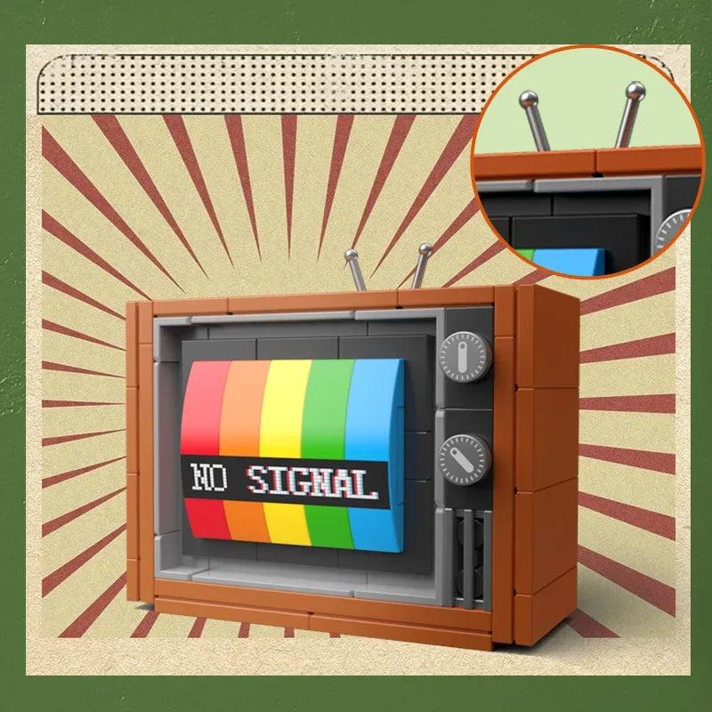Decoratie woonkamer accessoires - Retro elektronica bouwpakket voor nostalgische sfeer