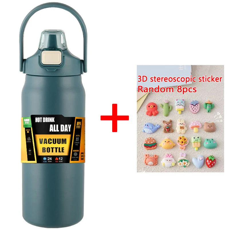 Thermosfles met rietje – Ideaal voor kinderen