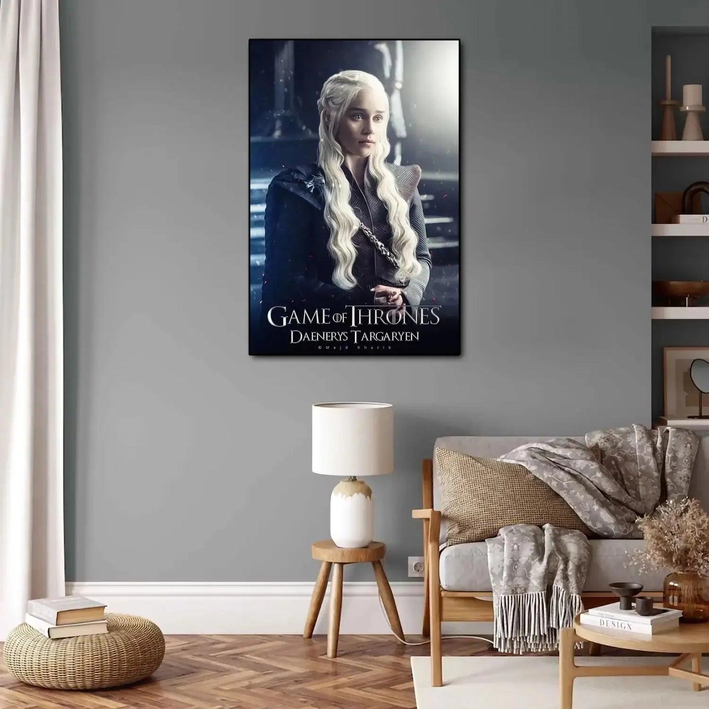 Kinderkamer poster met alfabet of cijfers