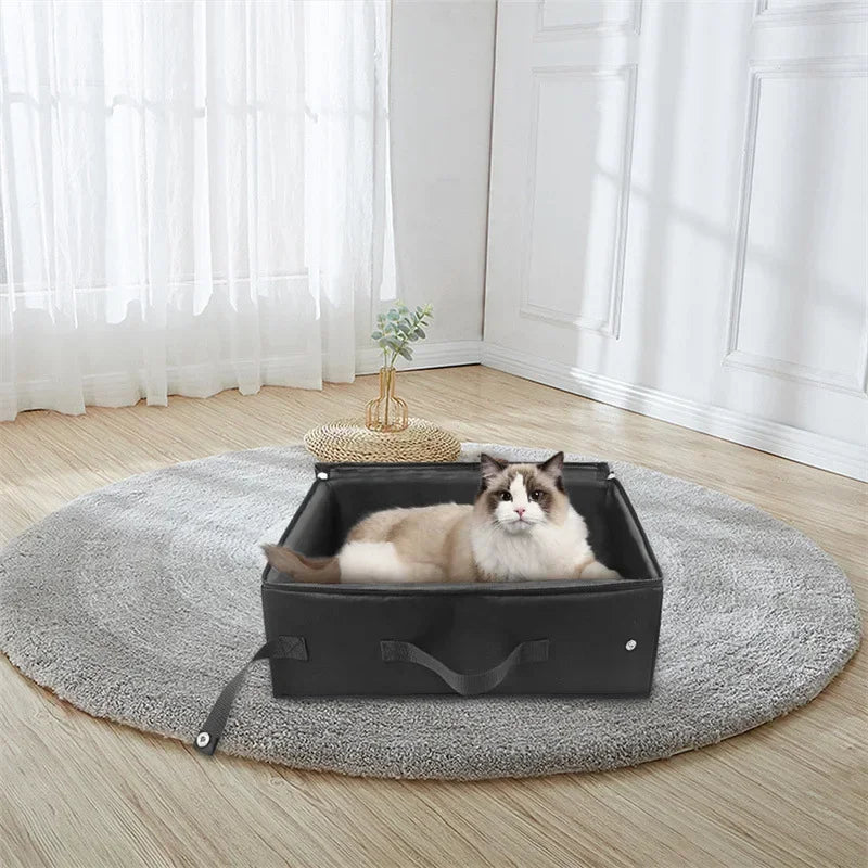 XXL kattenbak met hoge rand β Minder rommel buiten de bak