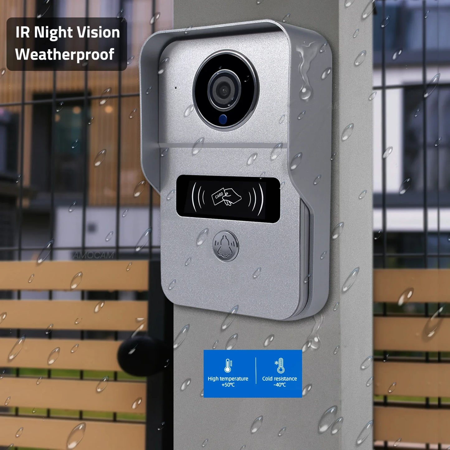 Deurbel met video en wifi-connectie – Directe notificaties