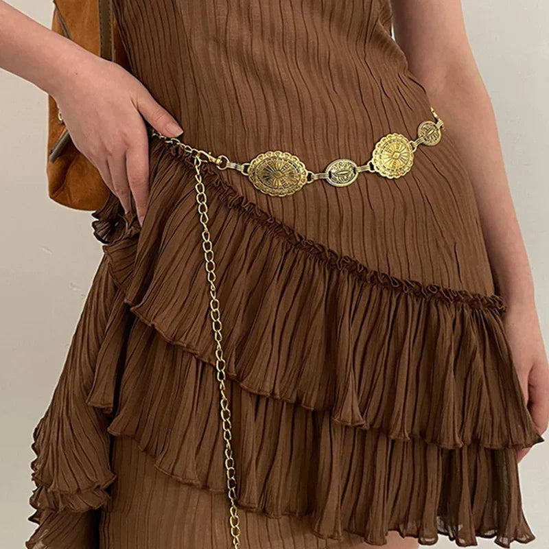 Stijlvolle riem met luxe suède textuur