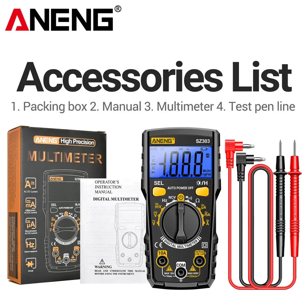 Compacte multimeter past in elke gereedschapskist