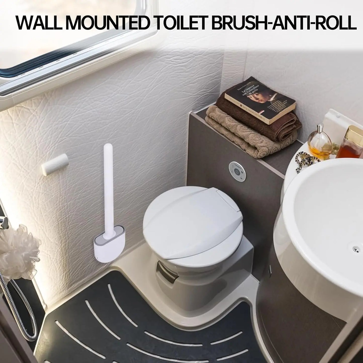 Tiger toiletborstel met designhouder – Voor moderne badkamers