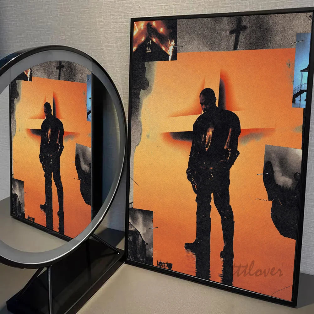 Poster in zachte pastelkleuren