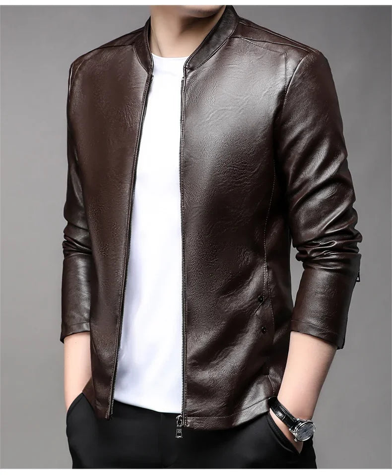 Leren jassen heren in motorlook – Stoer en sportief