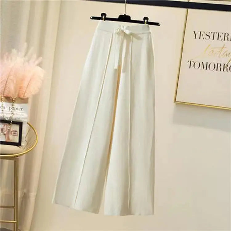H&M linnen broek met elastische tailleband – Perfecte pasvorm