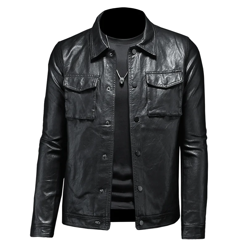 Leren jas heren met luxe binnenvoering – Comfort ontmoet klasse