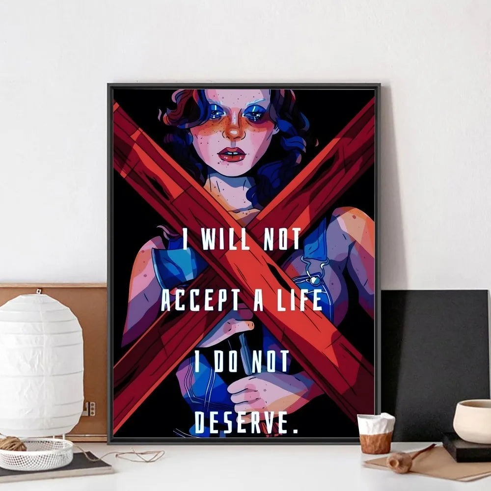 Set posters in botanische stijl