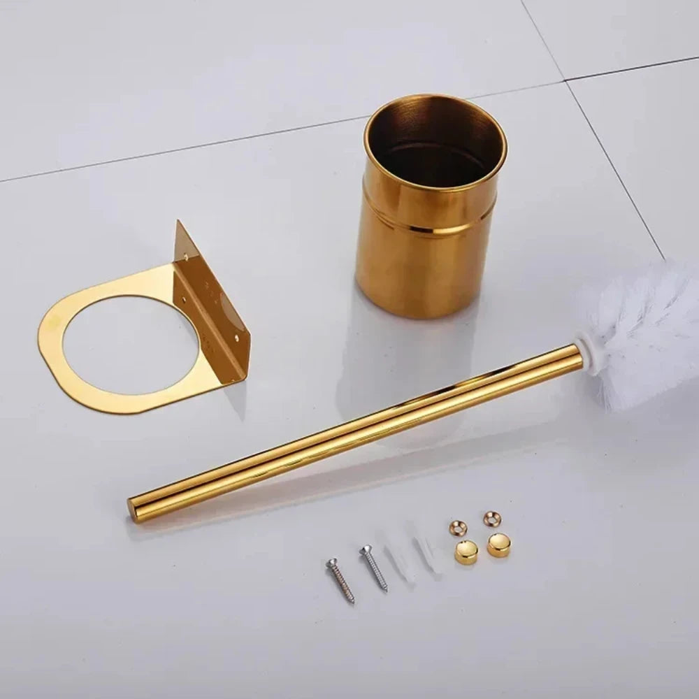 Toilet borstel in keramische houder – Elegant en stevig