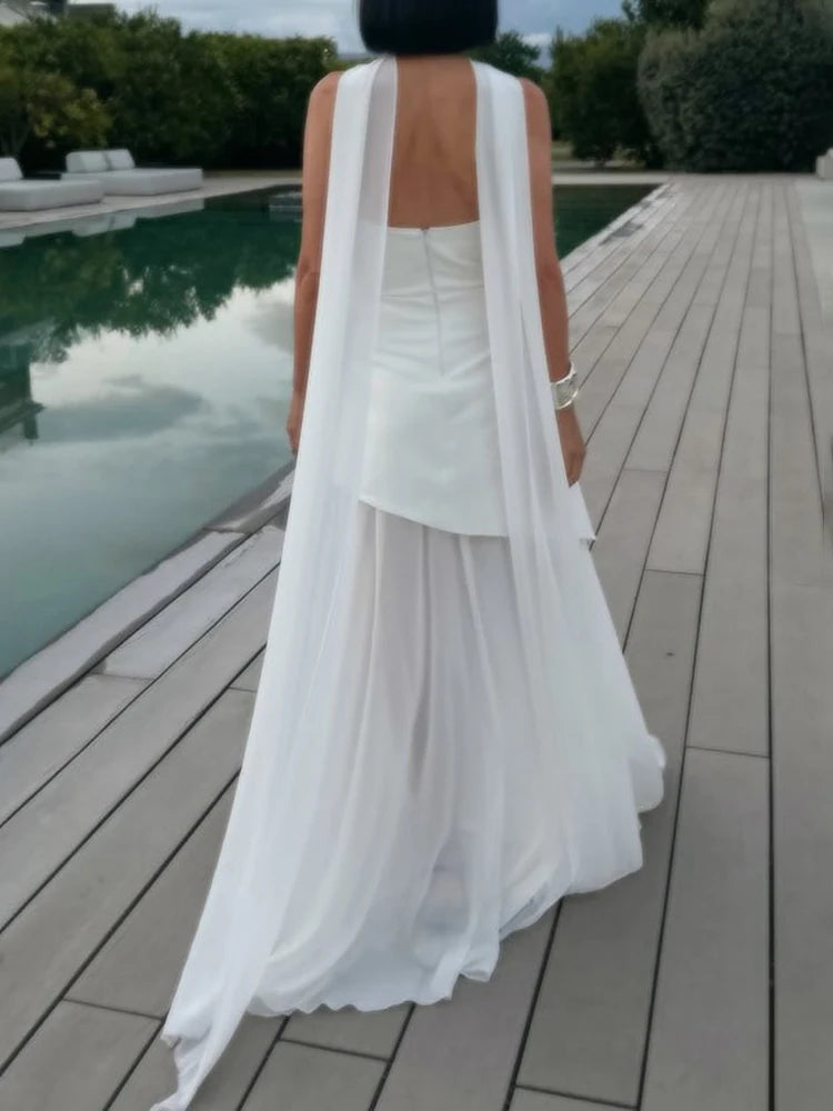 Zwemjurk met diepe rug – Elegant en luchtig