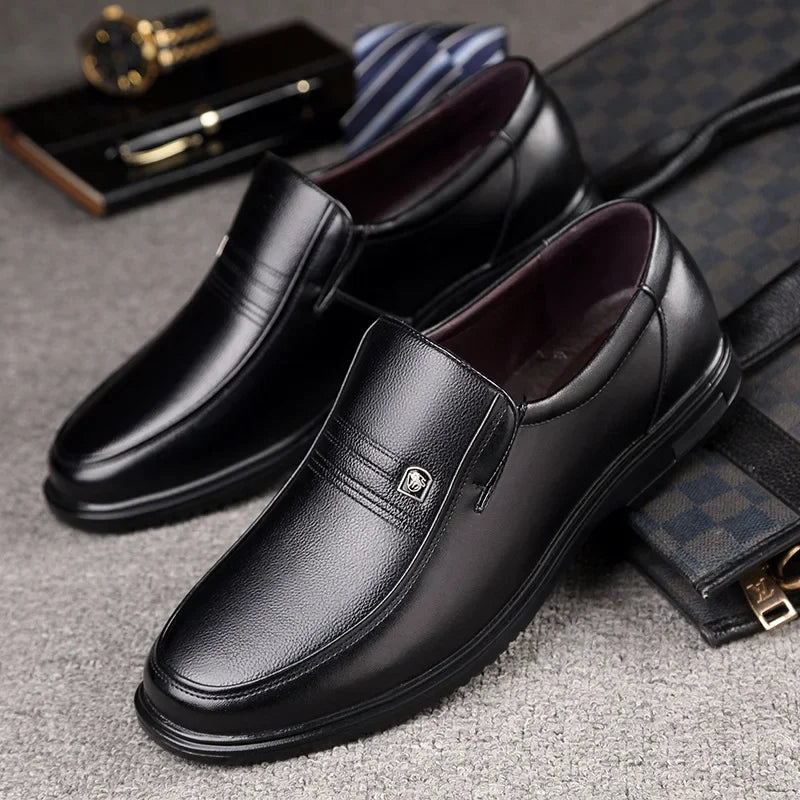 Heren schoenen met flexibele rubberzool