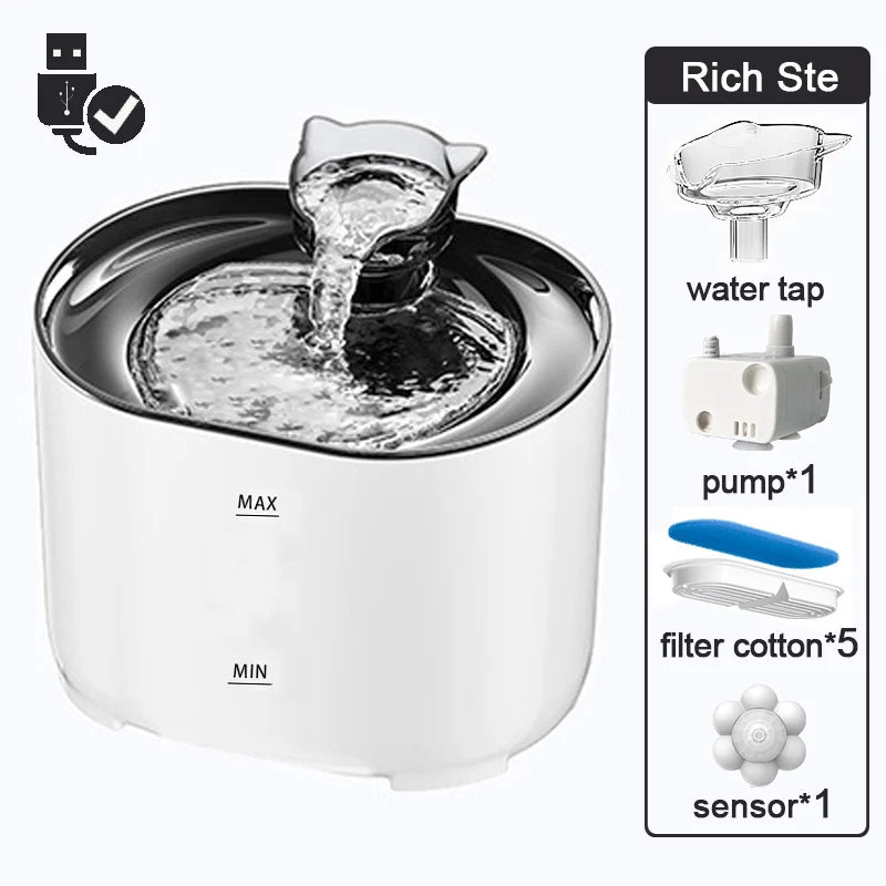 Fontein met dual waterflow – Voor extra afwisseling
