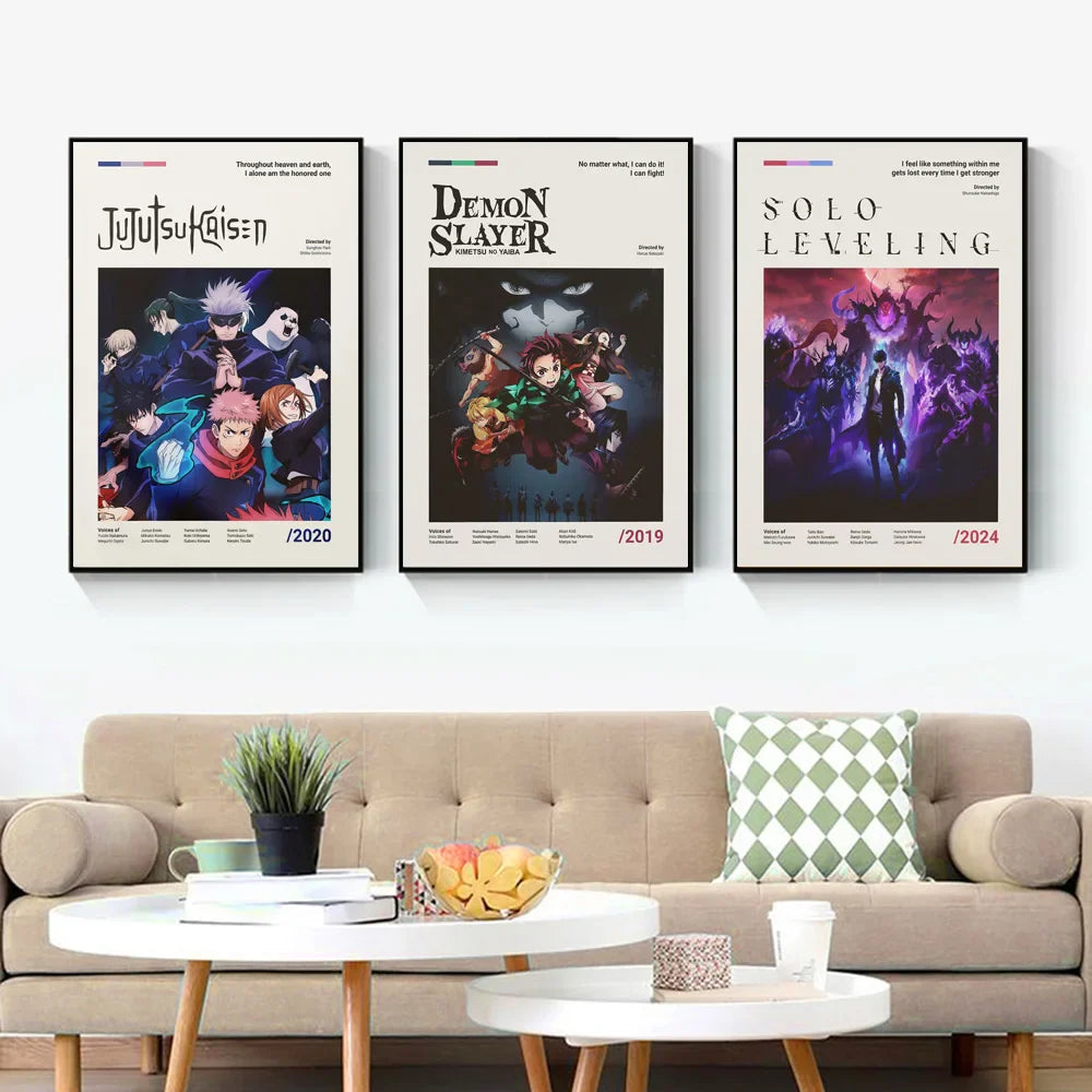 Typografische posters met motiverende teksten