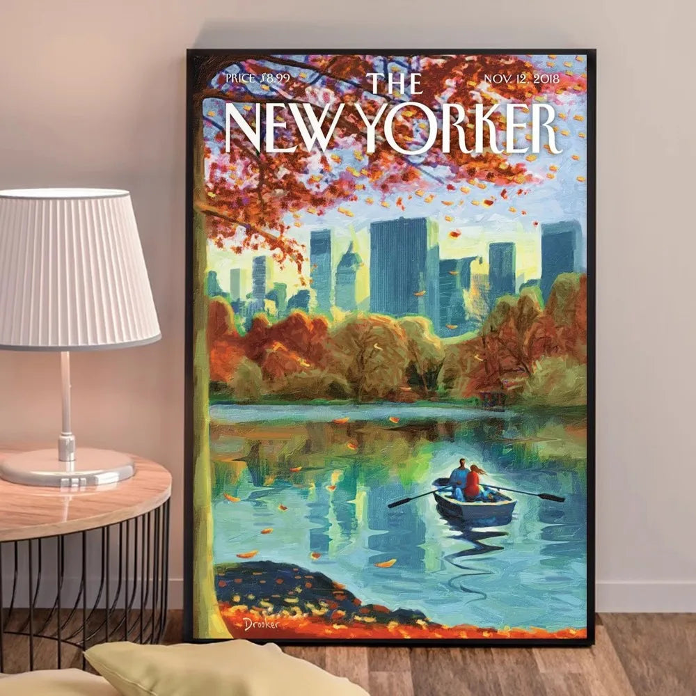 Poster met zonsondergang – Sfeervol en warm