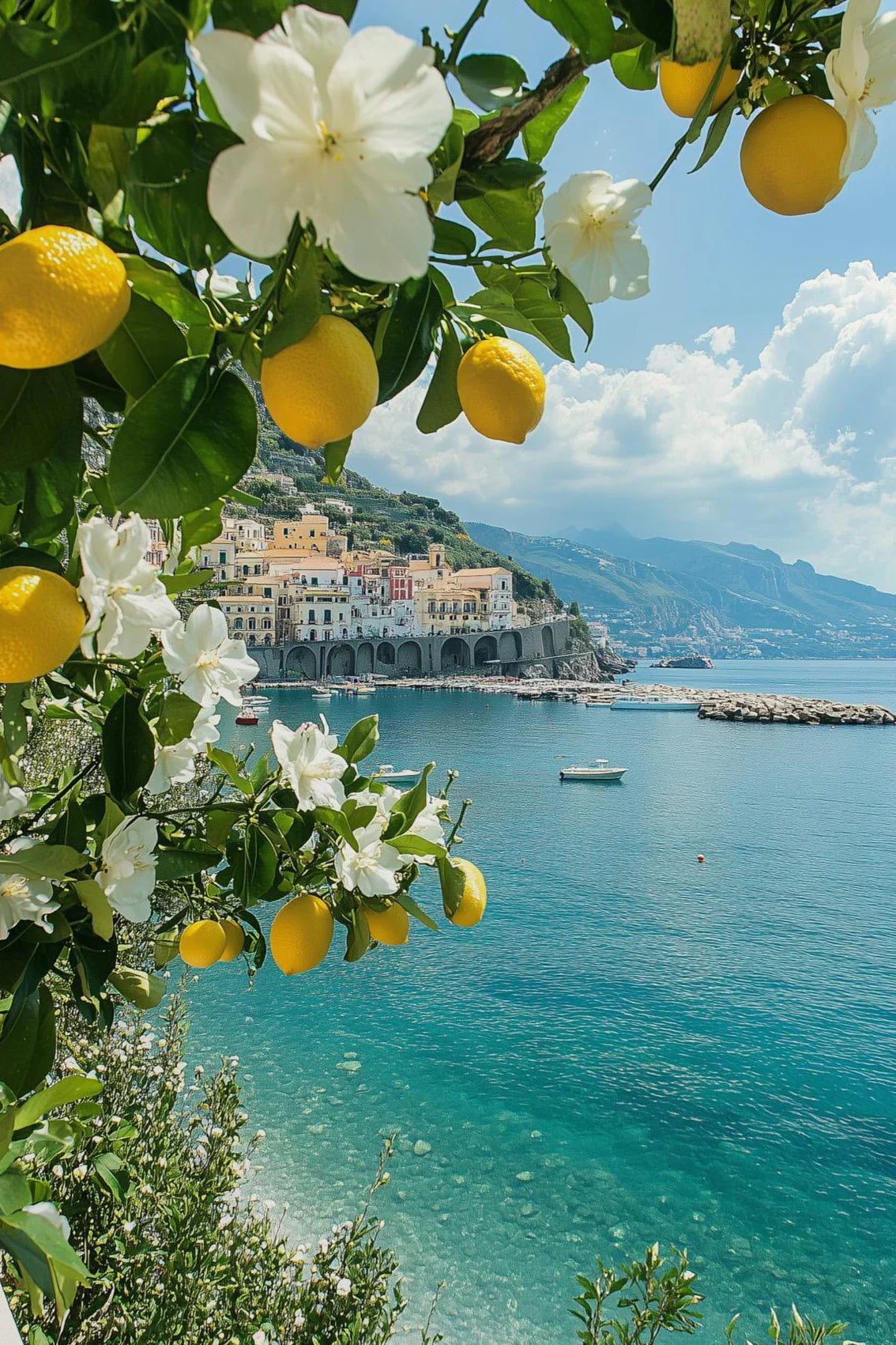 Abstracte poster in pasteltinten