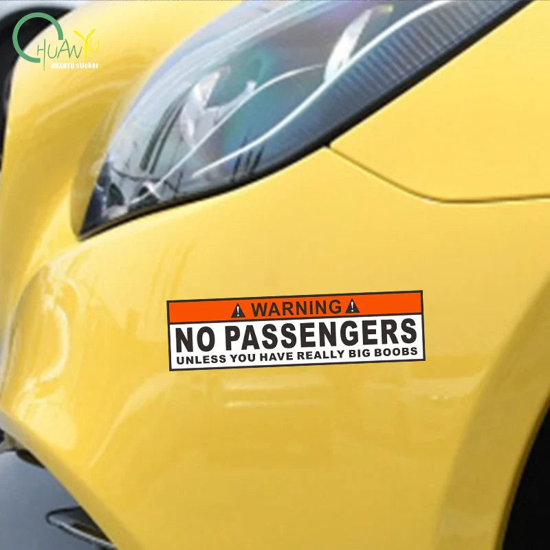 Auto stickers - Grappige achterruit sticker voor hilarische reacties