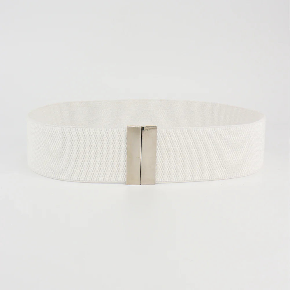 Riem met metallic print voor opvallende look