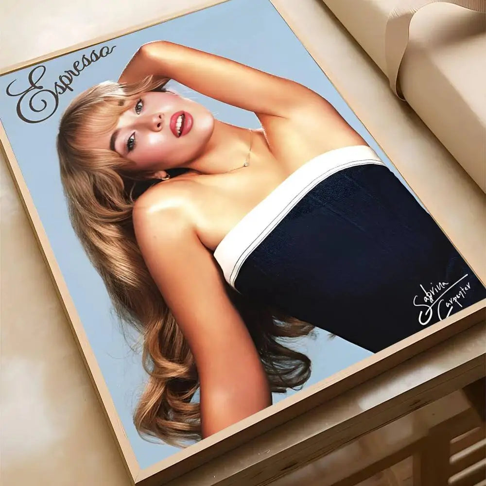 Vintage posters met textiellook