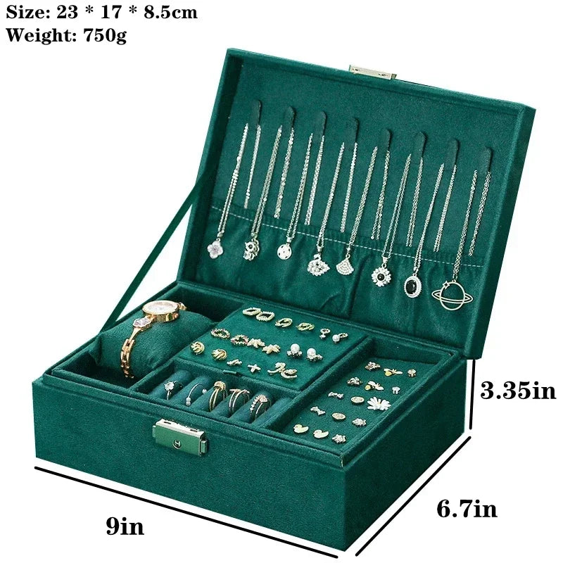 Sieradenhouder met spiegel en licht β Perfect voor make-up