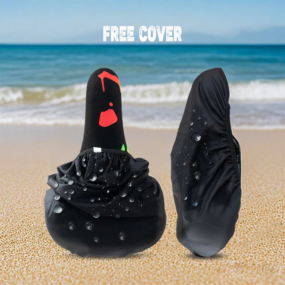 Action fietszadel met sportief profiel